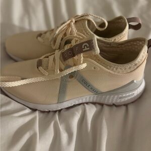Cole Haan Cream and White Athletic Shoes